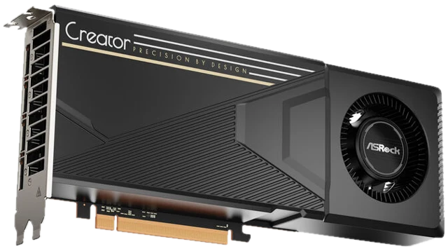 ASRock Radeon AI Pro R9700 Creator 32GB Grafikkarte, 32768 MB GDDR6