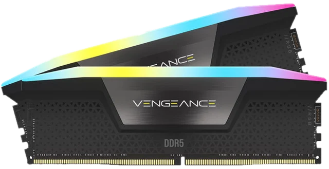 Corsair Vengeance RGB DDR5-6000 RAM, CL30, XMP - 32 GB Dual-Kit, schwarz