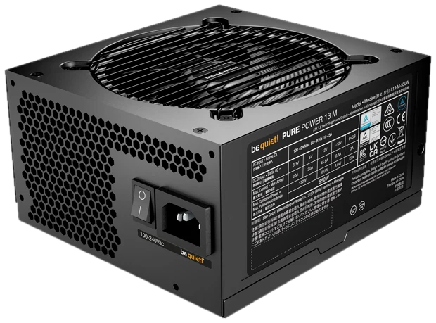 be quiet! Pure Power 13M 80 PLUS Gold Netzteil, ATX 3.1, PCIe 5.1 - 550 Watt, schwarz