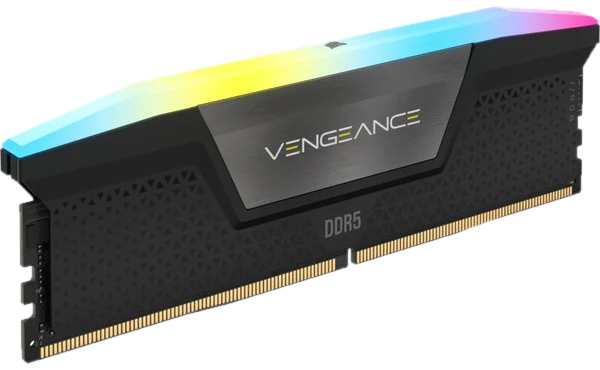 Corsair Vengeance RGB DDR5 8 Go (1 x 8 Go) 5200 MHz CL40 - Noir