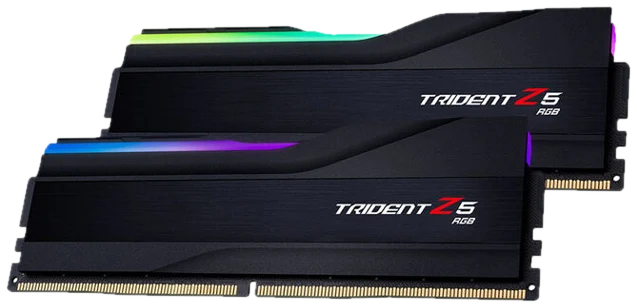G.Skill Trident Z5 RGB DDR5-6000 RAM, CL30, XMP - 64 GB Dual-Kit, schwarz