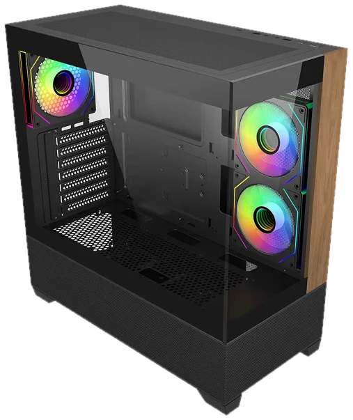Cooler Master Elite 690 Wood (Noir)