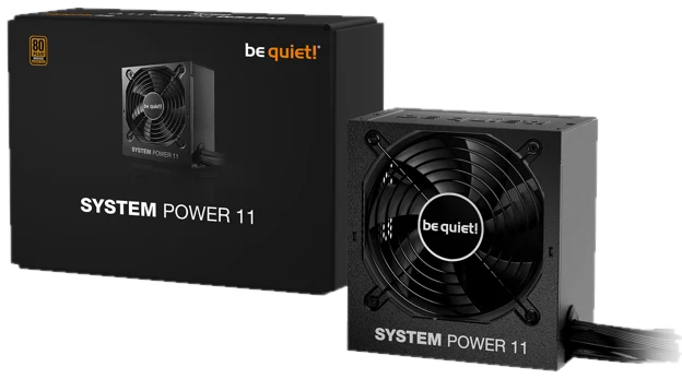 be quiet! System Power 11 80 PLUS Bronze Netzteil, ATX 3.1, PCIe 5.1 - 450 Watt, schwarz