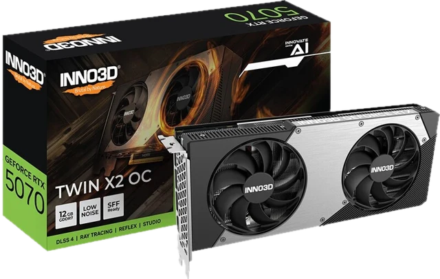 INNO3D GeForce RTX 5070 Twin X2, 12288 MB GDDR7