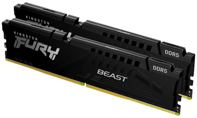 Kingston Fury Beast DDR5-5600 RAM, CL40, XMP - 32 GB Dual-Kit, schwarz