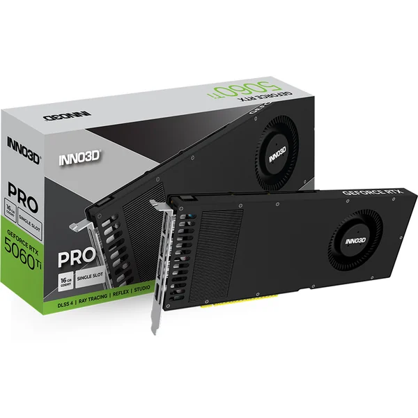 Inno3D GeForce RTX 5060 Ti PRO Single Slot - 16GB GDDR7 RAM