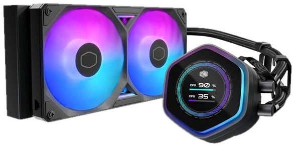 Cooler Master MasterLiquid 240 Atmos II LCD ARGB - CPU-Wasserkühlung