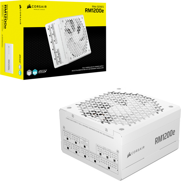 Corsair RM1200e Netzteile - 1200 Watt - 120 mm - ATX 3.1 - 80 Plus Platinium