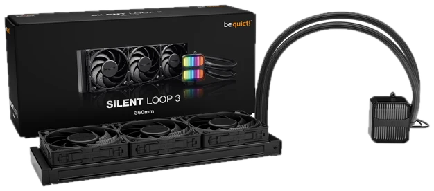 be quiet! Silent Loop 3 AiO Wasserkühlung, ARGB - 360mm, schwarz
