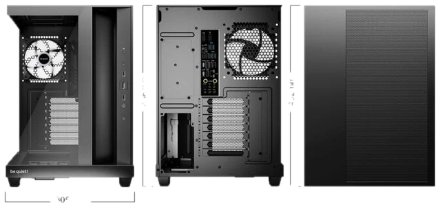 be quiet! Light Base 500 LX PC-Gehäuse, Midi-Tower, ATX, ARGB, Tempered Glass - schwarz