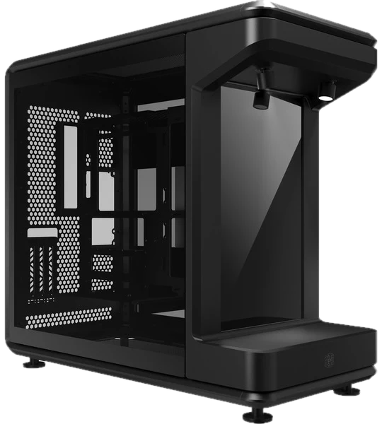 Cooler Master MasterFrame 360 STAGE LCD - Gehäuse - Tower - Schwarz
