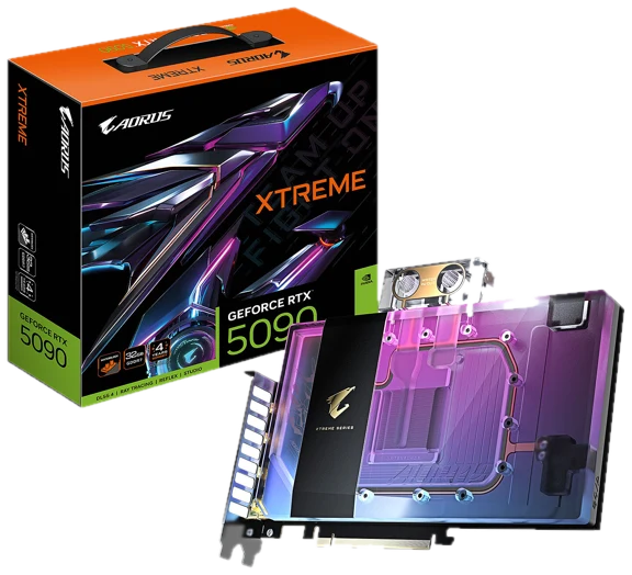 Gigabyte AORUS GeForce RTX 5090 XTREME WATERFORCE WB 32G