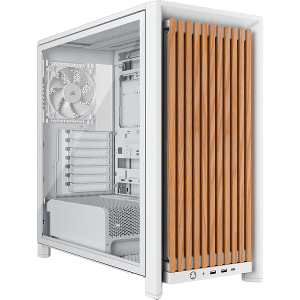 Corsair Frame 4000D RS Wood - Blanc