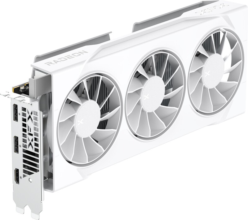XFX Swift Radeon RX 9060 XT Triple Fan 16GB OC White Videokaart