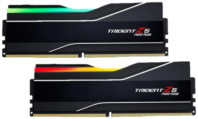 G.Skill Trident Z5 Neo RGB DDR5-6000 RAM, CL36, EXPO - 32 GB Dual-Kit, schwarz